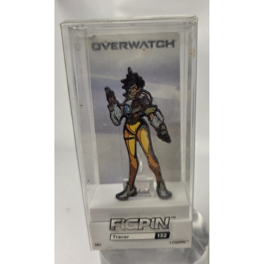 Figpin Tracer 132 Overwatch Enameled Pin, Collectable, Anime